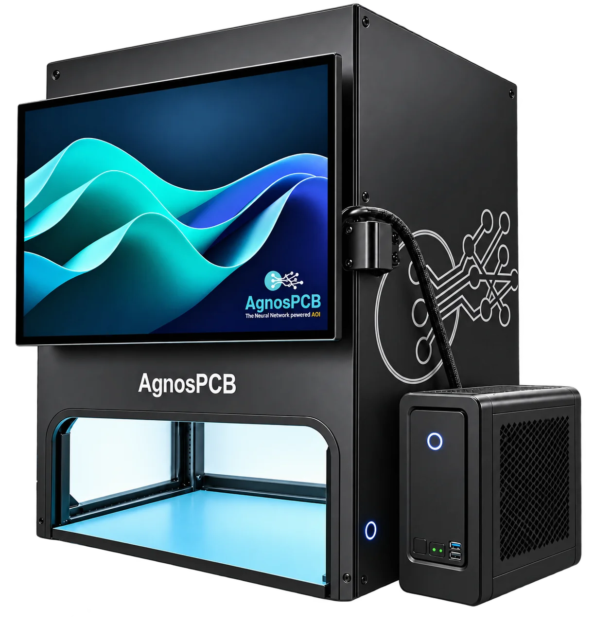 AgnosPCB AI-4050 AOI full-panel inspection system